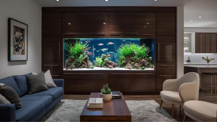Built In Wall Aquarium In Phoenix Homes